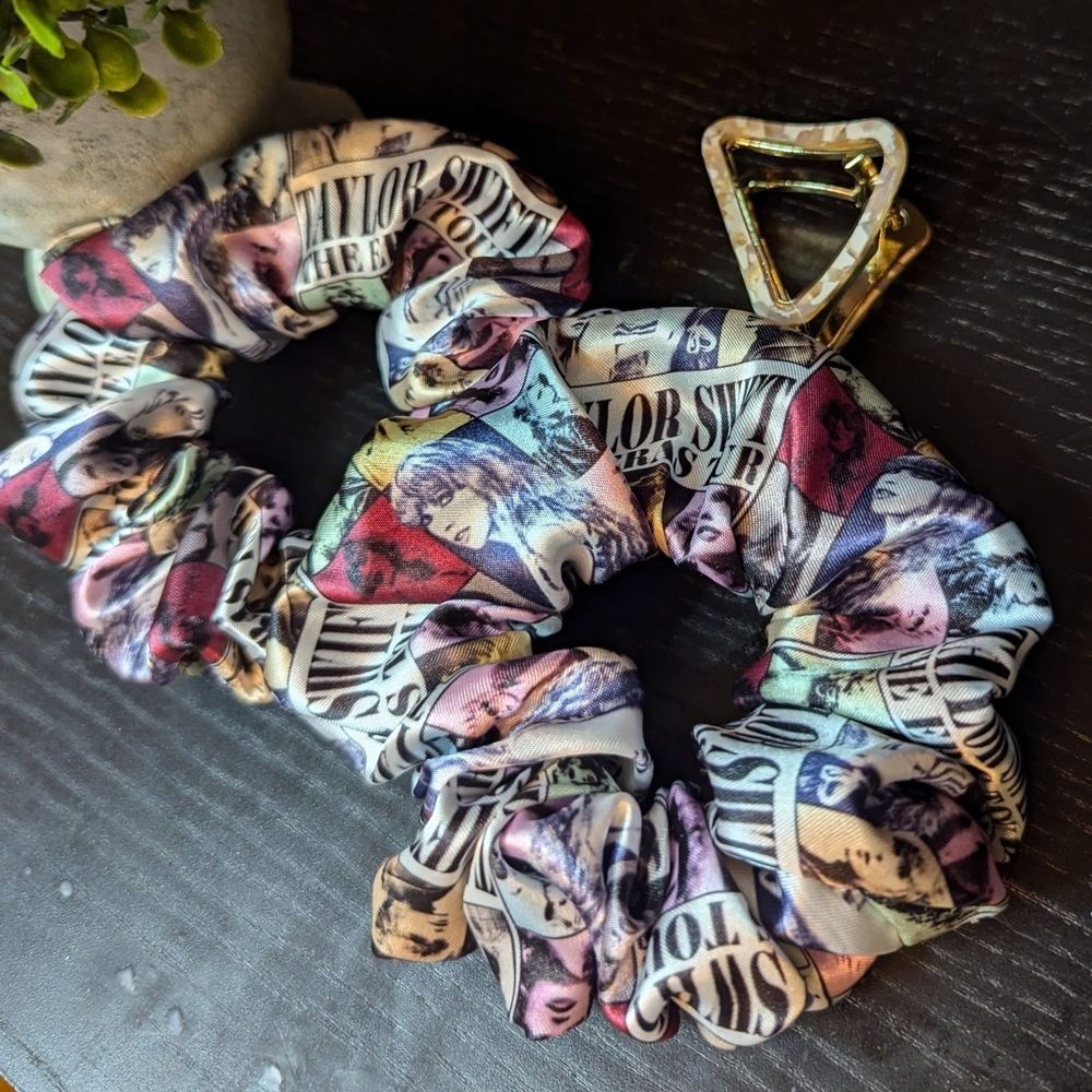 Taylor Swift Eras Tour Inspired Multicolor Hair Scrun…